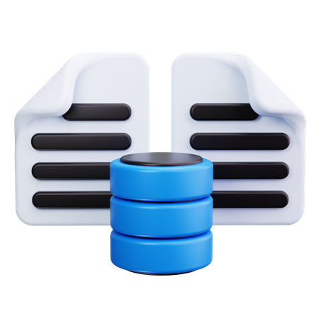 Large Dataset  3D Icon
