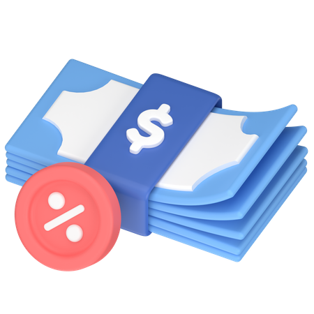 L'argent des impôts  3D Icon