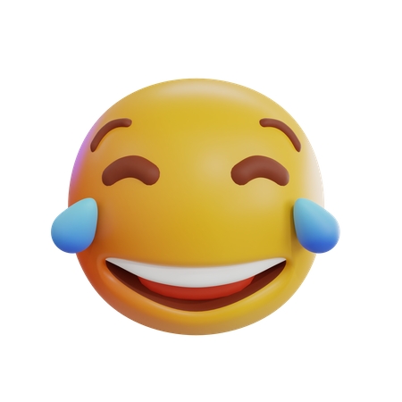 Larmes de joie emoji  3D Icon