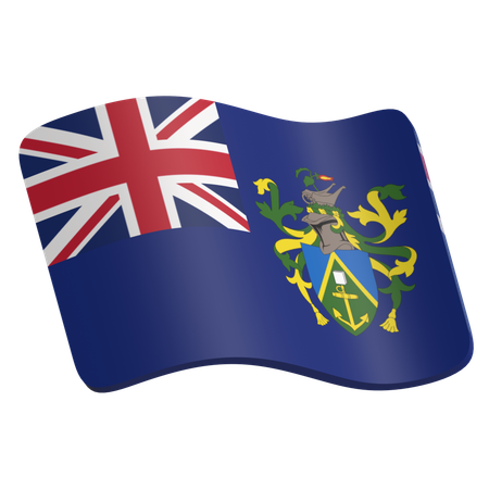 Las islas Pitcairn  3D Icon