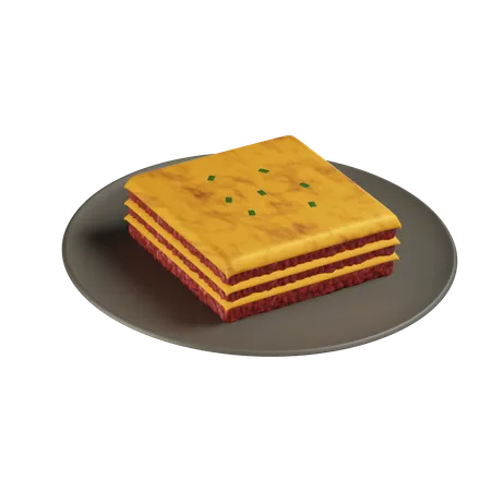 Lasagna  3D Icon