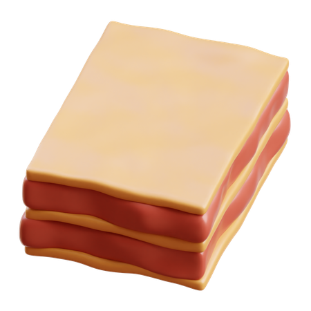 Lasagna  3D Icon