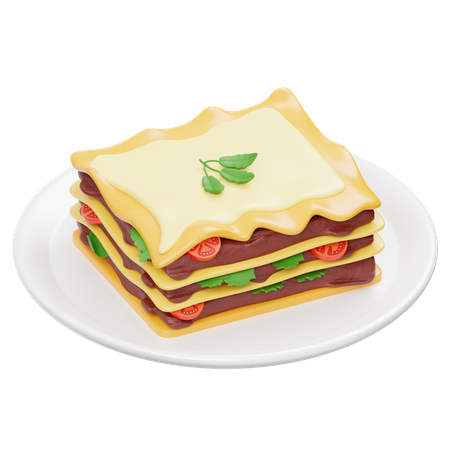 Lasagne  3D Icon