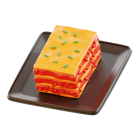 Lasagne  3D Icon