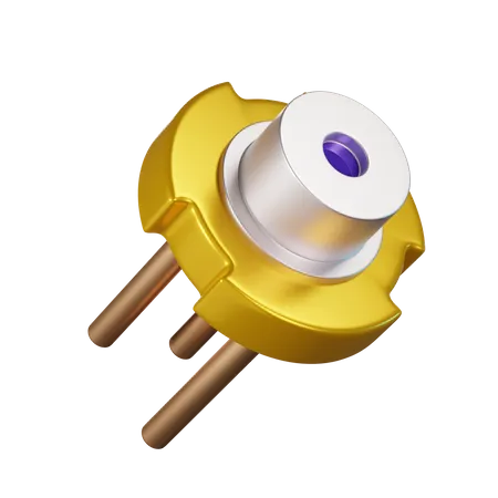 Laser Diode  3D Icon