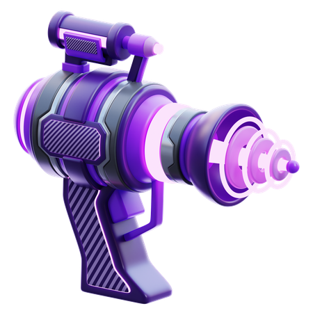 Laser Gun  3D Icon