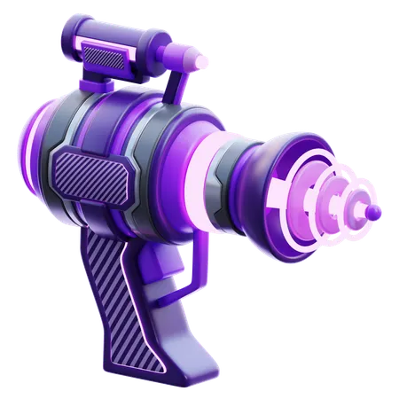 Laser Gun  3D Icon