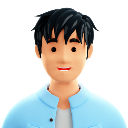 Lässiger Mann  3D Icon