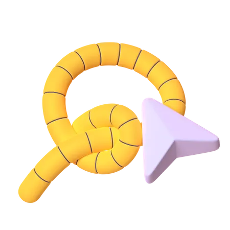 Lasso  3D Icon