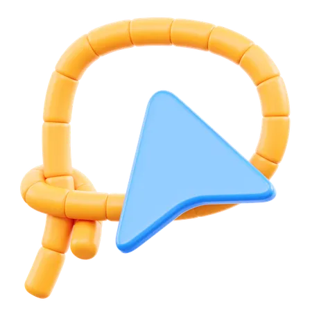 Lasso  3D Icon