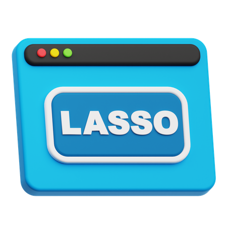 Lasso Website  3D Icon