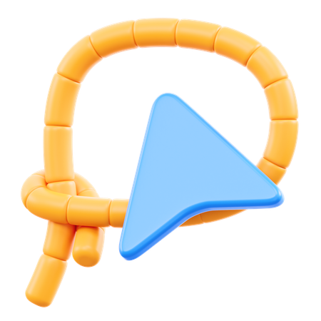 Lasso-Werkzeug  3D Icon