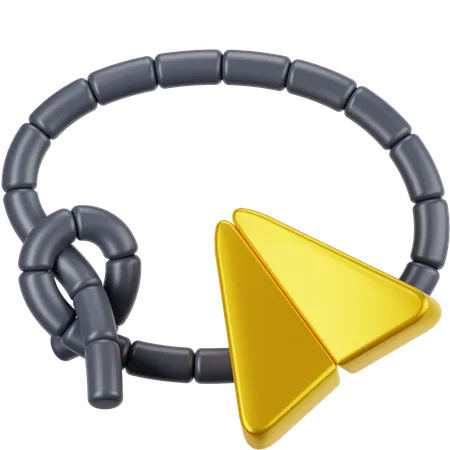 Lasso-Werkzeug  3D Icon