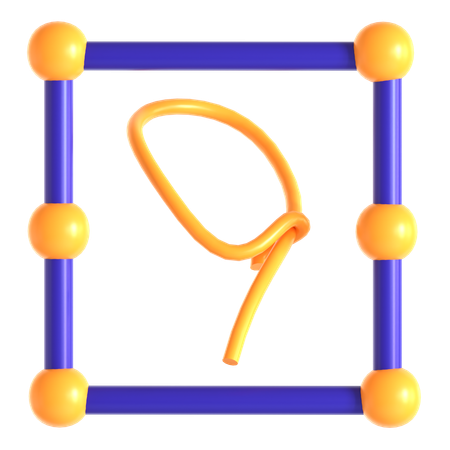 Lasso-Werkzeug  3D Icon