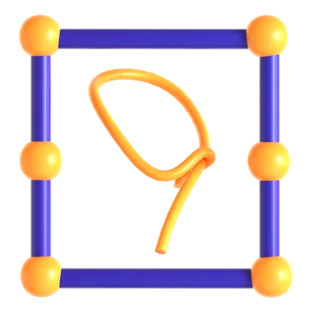 Lasso-Werkzeug  3D Icon