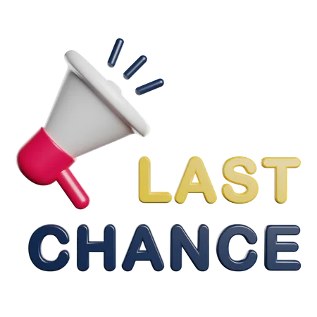 Last Chance  3D Icon