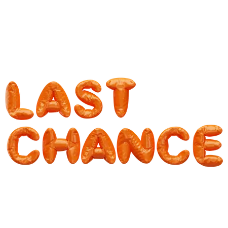 Last Chance  3D Icon