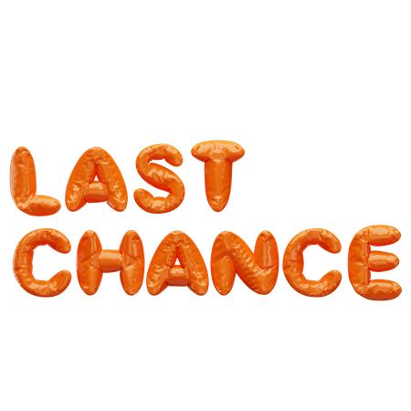 Last Chance  3D Icon
