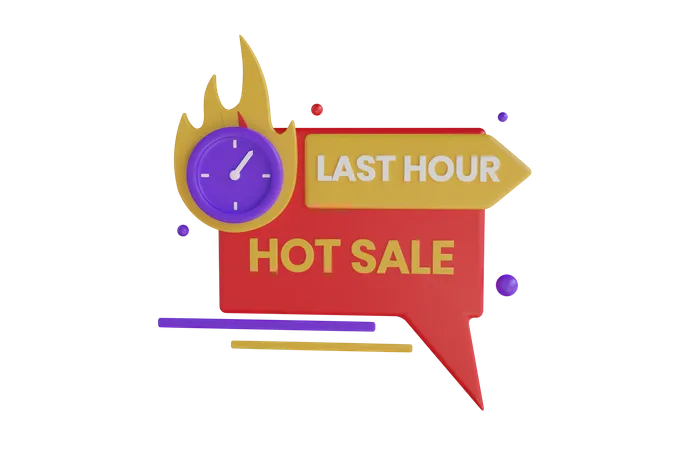 Last Hour Hot Sale  3D Icon