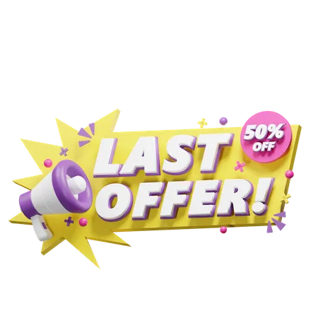 Last-Offer  3D Icon