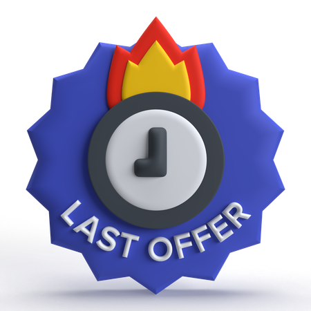 Last Offer  3D Icon