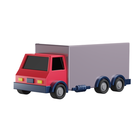Lastwagen  3D Illustration