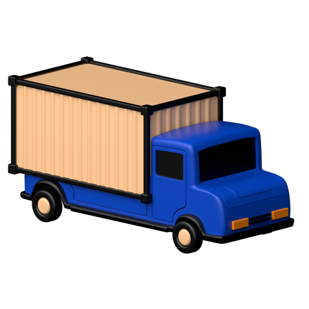Lastwagen  3D Icon