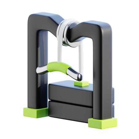 Lat pull  3D Icon