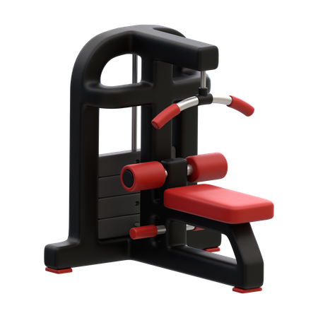 Lat Pull Down  3D Icon