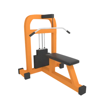 Lat pull down  3D Icon