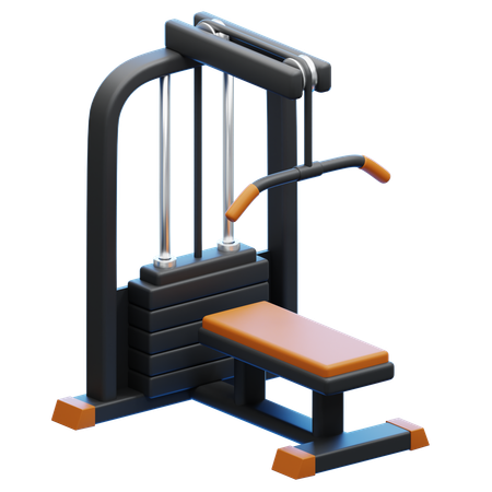 Lat pulldown  3D Icon
