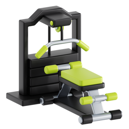 Lat pulldown  3D Icon