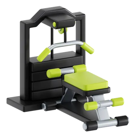 Lat pulldown  3D Icon