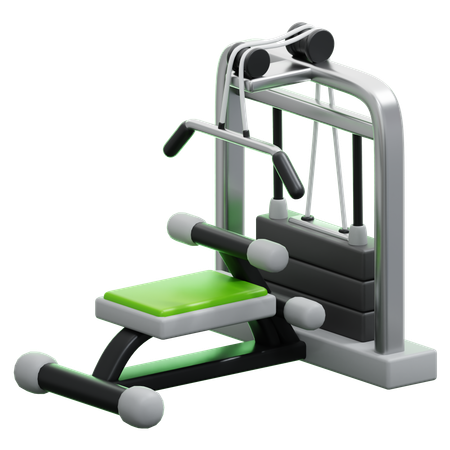 LAT PULLDOWN MACHINE  3D Icon