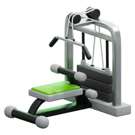 LAT PULLDOWN MACHINE  3D Icon