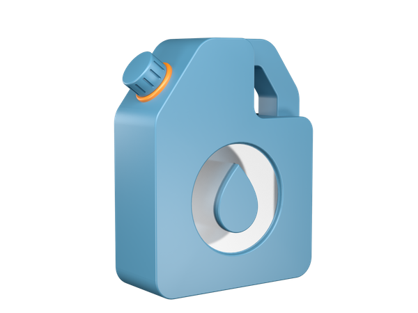 Lata de combustible  3D Icon