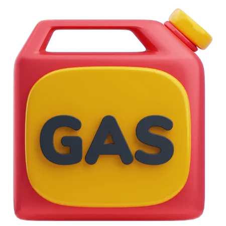 Lata de gas  3D Icon