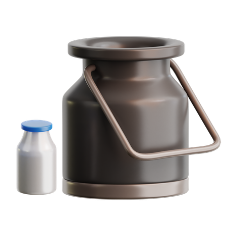 La leche puede  3D Icon