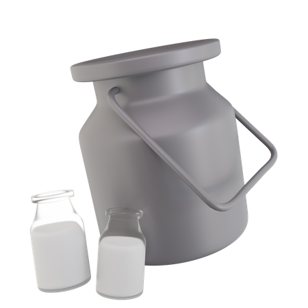 La leche puede  3D Icon