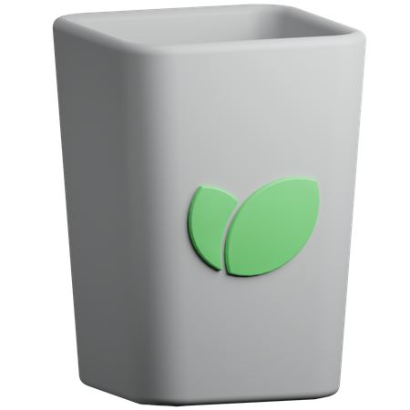 Lata de lixo  3D Icon