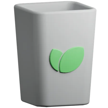 Lata de lixo  3D Icon