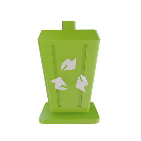 Cesto de lixo  3D Icon