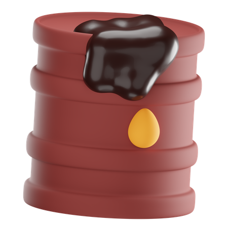 Lata de óleo  3D Icon