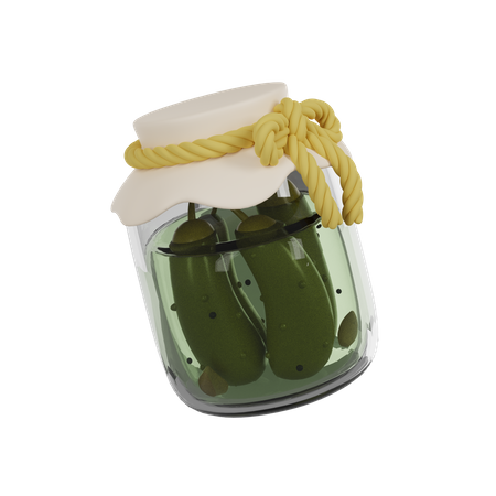 Lata de pepino  3D Icon
