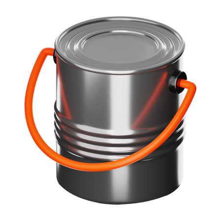 Lata de pintura  Ícono 3D