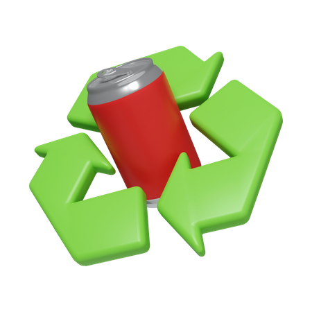 Reciclar pode  3D Icon