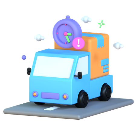 Late Delivery  3D Icon