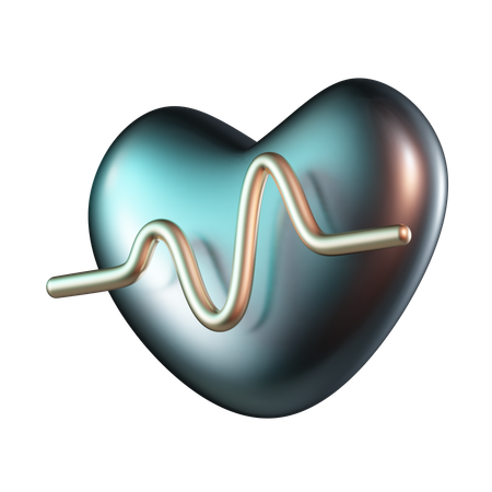 Latido del corazón  3D Icon