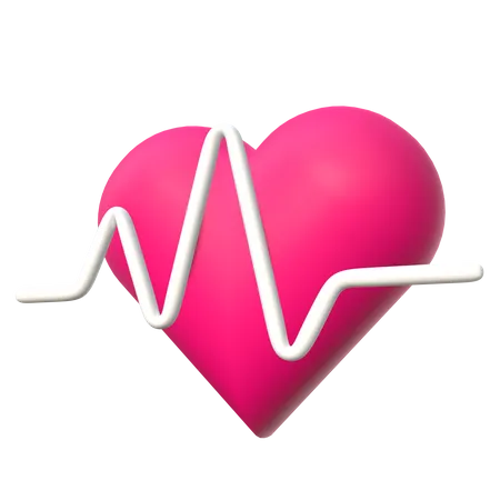 Latido del corazón  3D Icon