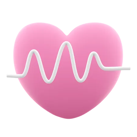 Latido del corazón  3D Icon